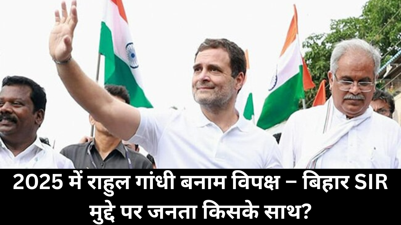 बिहार SIR मुद्दे पर जनता किसके साथ?